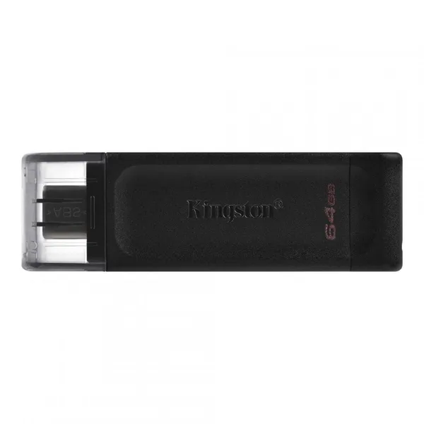 Memorie USB KINGSTON DataTraveler 70 64GB USB 3.2 Negru DT70/64GB - imagine 4