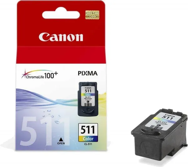 Cartuș Cerneală CANON CL-511 Color 9 ml Original - imagine 2