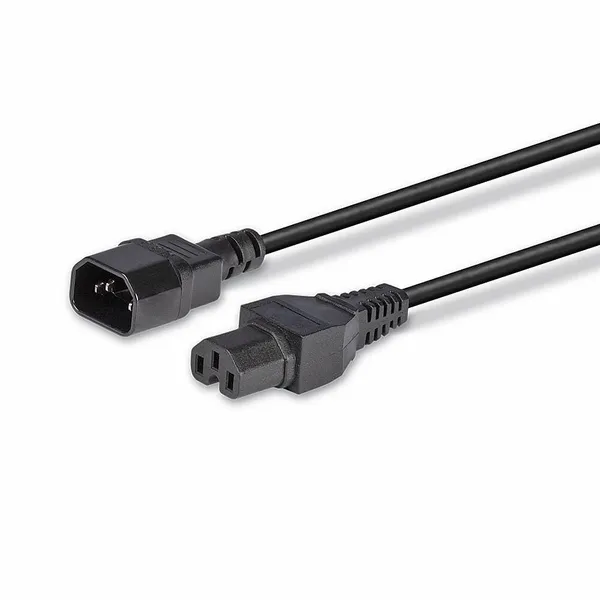 Extensie Cablu Alimentare LINDY C14-C15 2m Negru LY-30314 - imagine 2