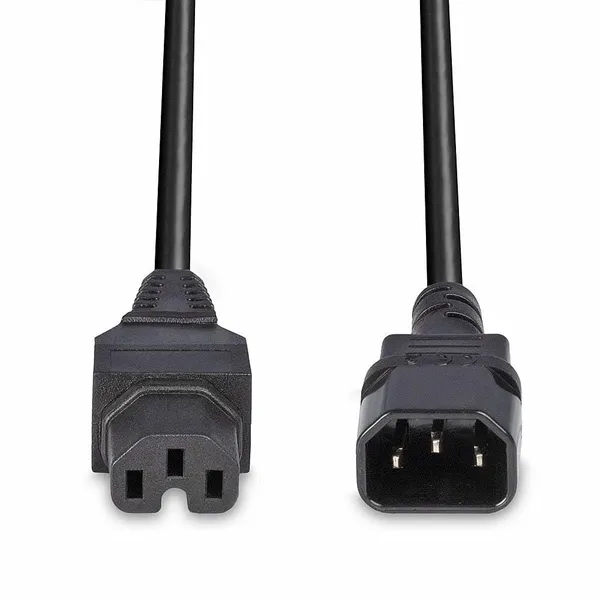 Extensie Cablu Alimentare LINDY C14-C15 2m Negru LY-30314