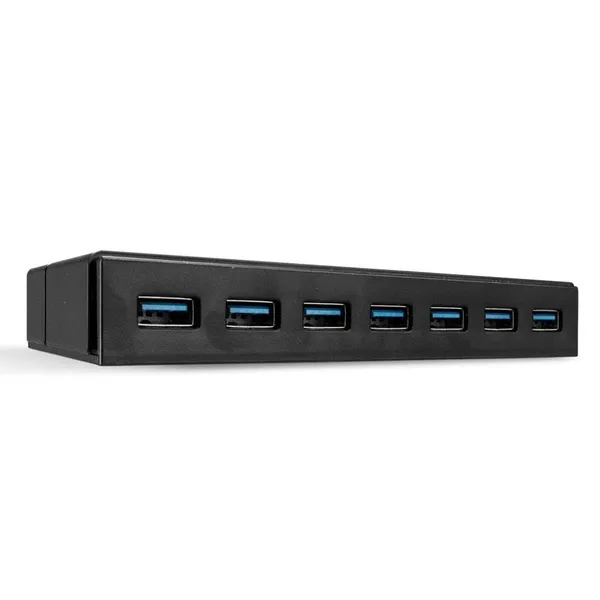 Charging Hub LINDY 7 Porturi USB 3.1 Negru LY-43228 - imagine 3