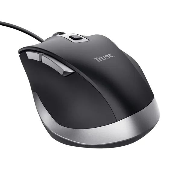 Mouse TRUST Fyda Cu Fir 5000 DPI 6 Butoane Negru TR-24728 - imagine 3