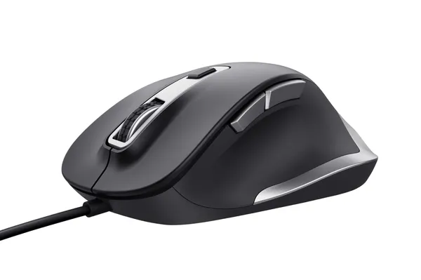 Mouse TRUST Fyda Cu Fir 5000 DPI 6 Butoane Negru TR-24728 - imagine 2