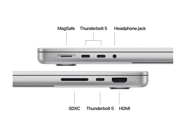 Laptop APPLE MacBook Pro 14.2 M4 Pro 24GB 512GB Silver - imagine 3