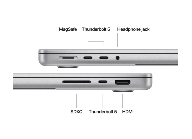 Laptop APPLE MacBook Pro 14.2 M4 Pro 24GB 512GB Silver - imagine 3