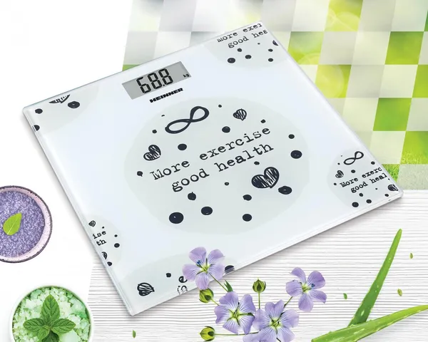 Cântar de baie HEINNER Ideal 150 HBS-150MSJ Sticlă Securizată 150kg