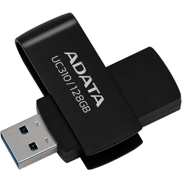 Memorie USB ADATA UC310 128GB USB 3.2 Negru - imagine 2