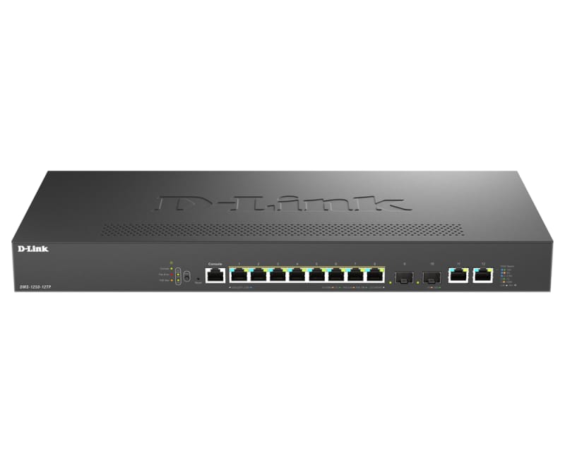 Switch D-LINK DMS-1250-12TP 8 Porturi Gigabit 2 SFP+ Rackabil