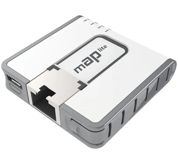 Access Point MIKROTIK mAP lite 2.4GHz 300 Mbps Alb RBmAPL-2nD
