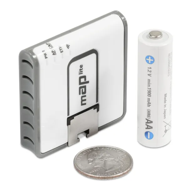 Access Point MIKROTIK mAP lite 2.4GHz 300 Mbps Alb RBmAPL-2nD - imagine 2