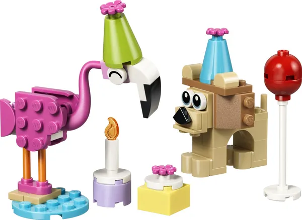 Set Construcție LEGO 30715 Petrecere de Zi de Naștere cu Animale