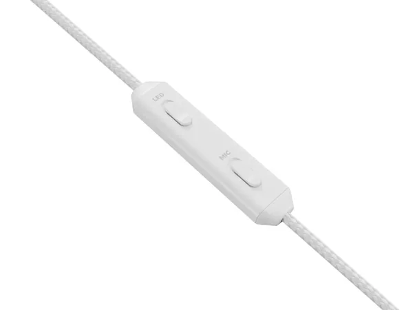 Căști GENESIS Neon 613 G2 Alb cu Fir - imagine 3