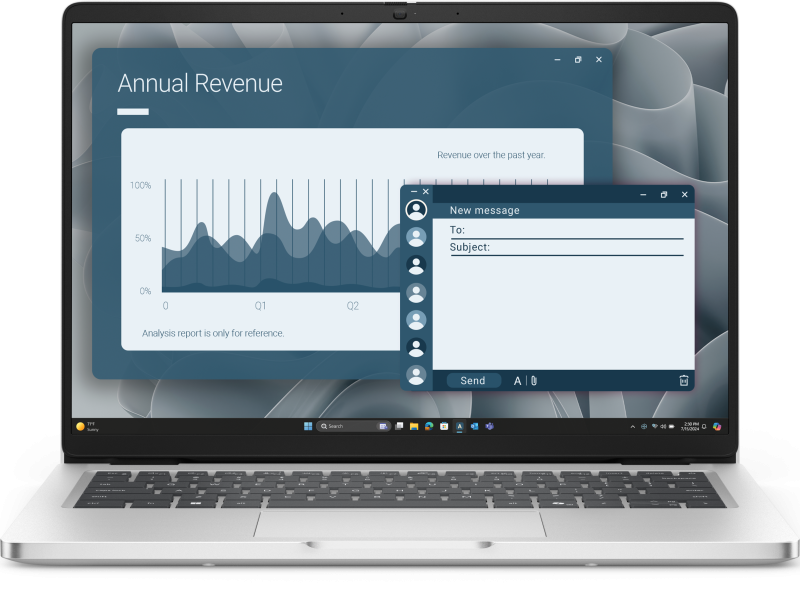 Laptop DELL Pro 14 PC14255 AMD Ryzen AI 7 350 16GB 512GB SSD