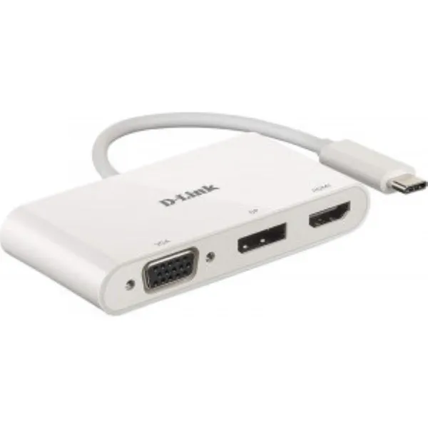 Hub USB D-LINK DUB-V310 3-in-1 USB-C HDMI VGA DisplayPort - imagine 6