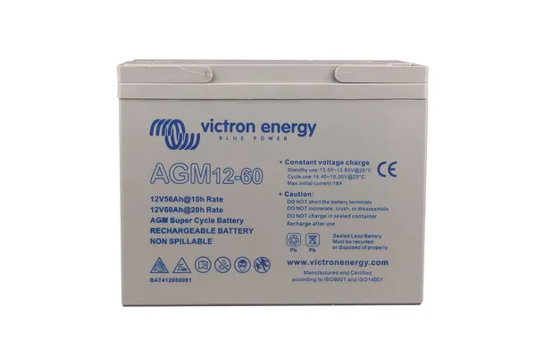 Acumulator VICTRON ENERGY Deep Cycle AGM 12V 60Ah BAT412550084 - imagine 3