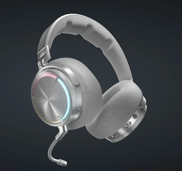 Căști Gaming CORSAIR Virtuoso MAX Wireless Silver - imagine 3