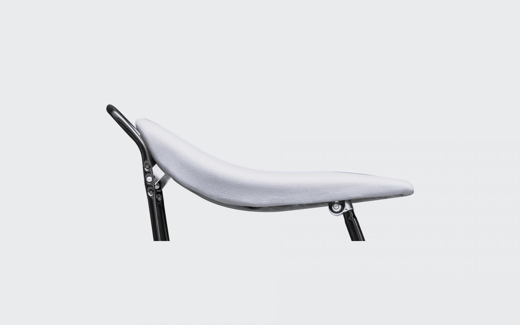 Șa banana Strada Mini HL-2002 Alb Spumă densitate mare