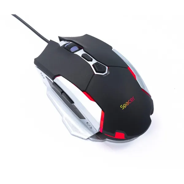 Mouse SPACER Gaming SPGM-PULSAR-LITE Cu Fir Negru