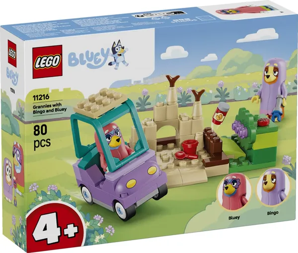 Set Construcție LEGO Bingo și Blue se Joacă de-a Bunicuțele 11216 - imagine 2