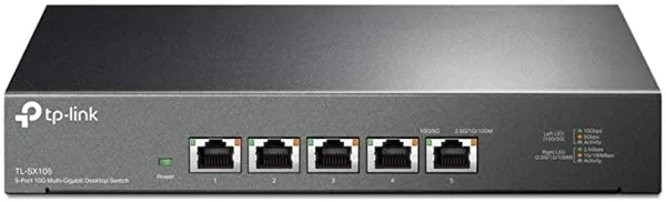 Switch TP-LINK TL-SX105 5 Porturi 10G Desktop Metal - imagine 10