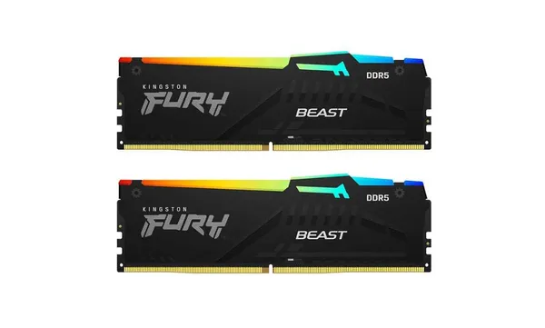 Memorie RAM KINGSTON Fury Beast DDR5 64GB 6000MHz CL36 RGB - imagine 2