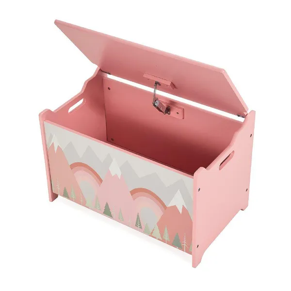 Băncuță cu depozitare U-GROW Pink Forest UGMBD06-PKF - imagine 2