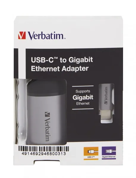 Cablu Ethernet VERBATIM USB-C 10cm 49146 - imagine 3