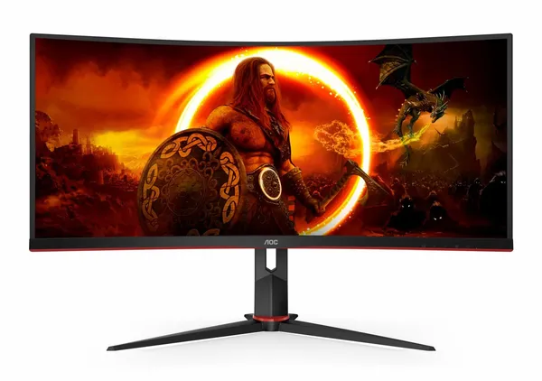 Monitor Gaming AOC CU34G2XP/BK 34 Curbat WQHD 180Hz