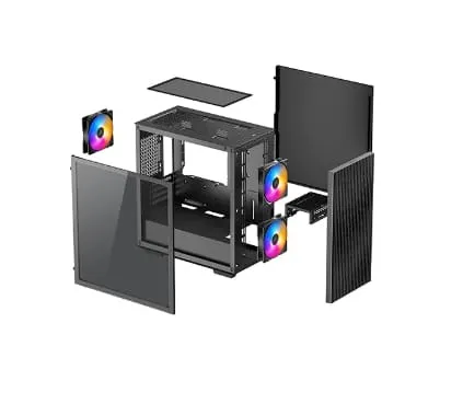 Carcasă PC DEEPCOOL MATREXX 40 3FS Mini Tower M-ATX Negru - imagine 3