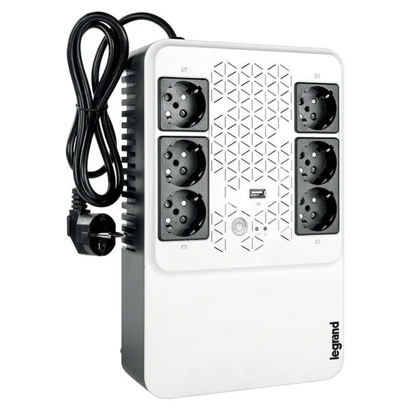 UPS LEGRAND MULTIPLUG 600 600VA 360W USB Compact