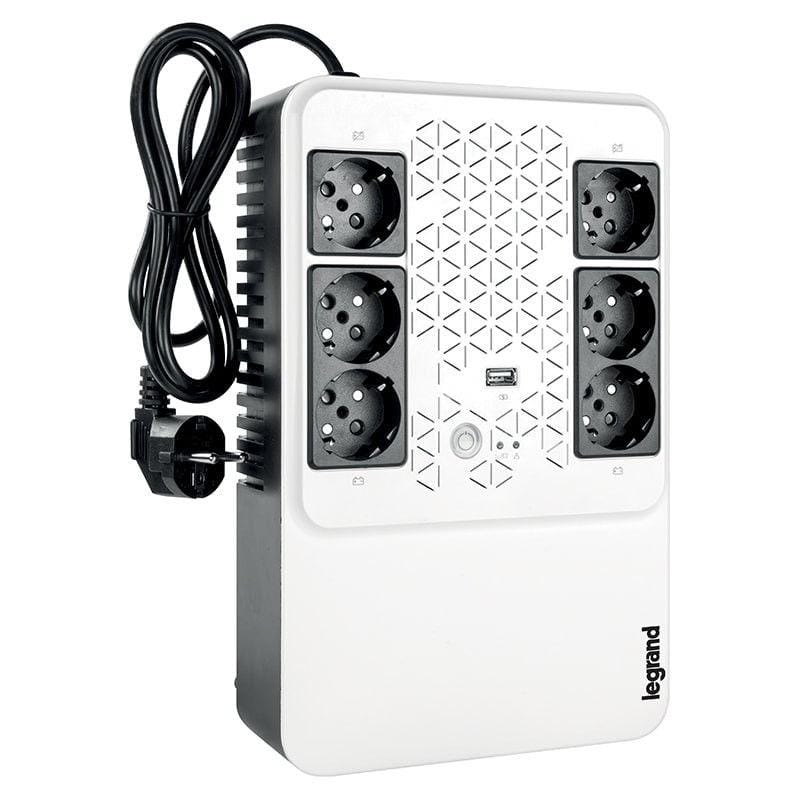 UPS LEGRAND MULTIPLUG 600 600VA 360W USB Compact