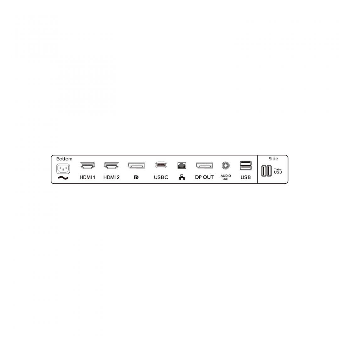 Monitor LED IPS PHILIPS 276B1/00 27 inch WQHD Negru - imagine 6