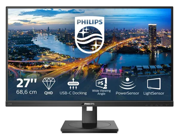 Monitor LED IPS PHILIPS 276B1/00 27 inch WQHD Negru - imagine 7