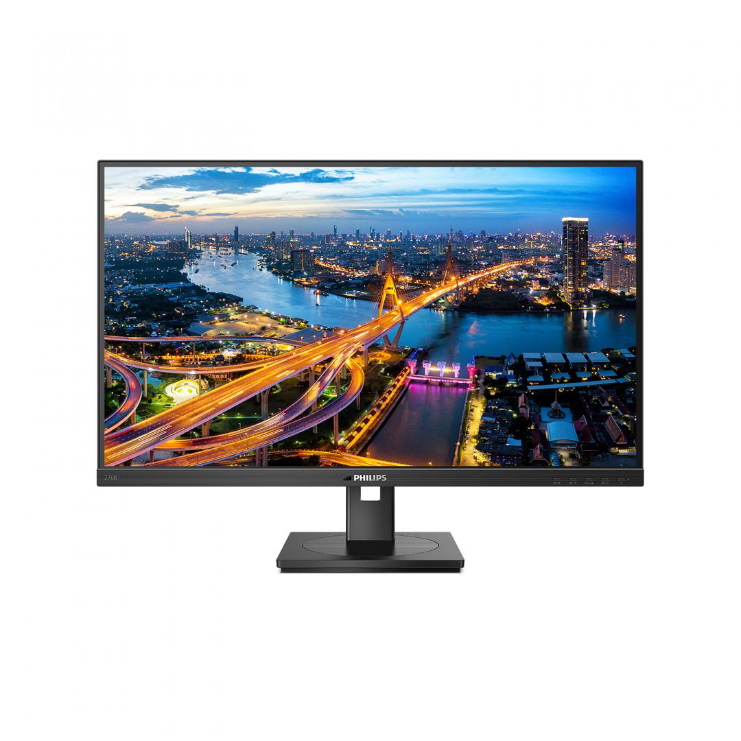Monitor LED IPS PHILIPS 276B1/00 27 inch WQHD Negru - imagine 2