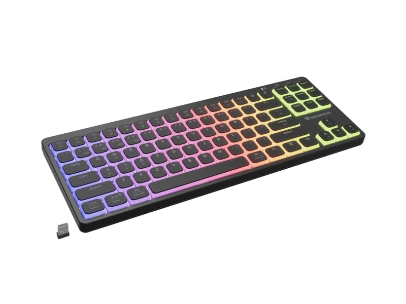 Tastatură Mecanică GENESIS Thor 430 TKL Wireless RGB Negru
