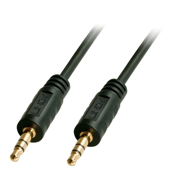 Cablu Audio LINDY 3.5mm Stereo 1m Negru LY-35641 - imagine 2