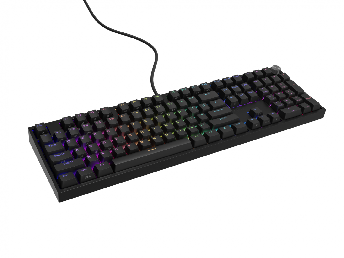 Tastatură gaming mecanică GENESIS Thor 404 RGB Negru