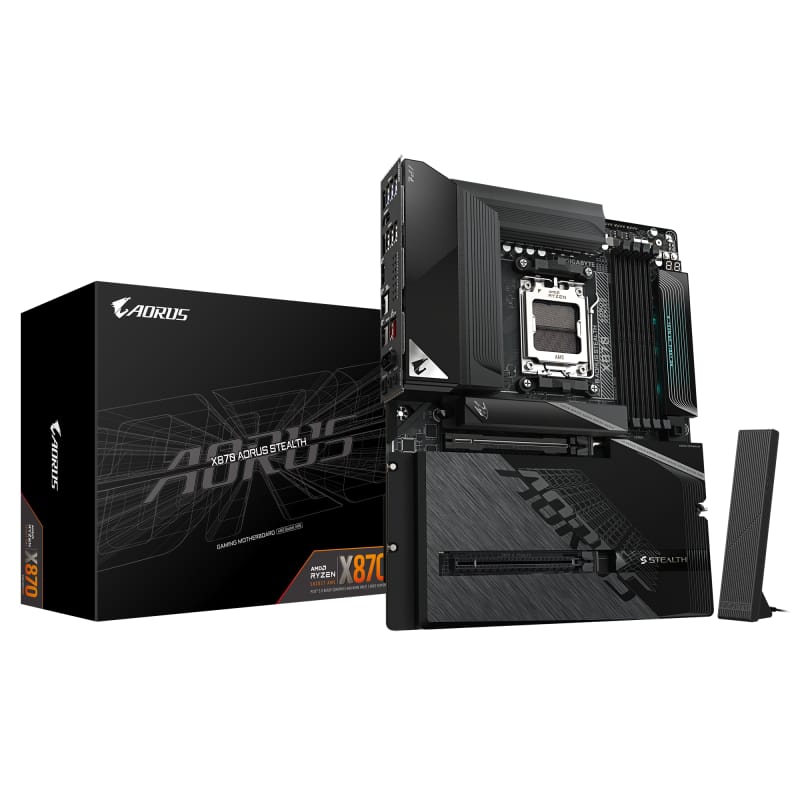 Placă de bază GIGABYTE X870 AORUS STEALTH AMD AM5
