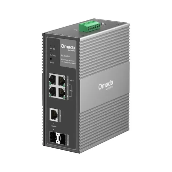 Switch Industrial TP-LINK IES206GPP 6 Porturi Gigabit PoE