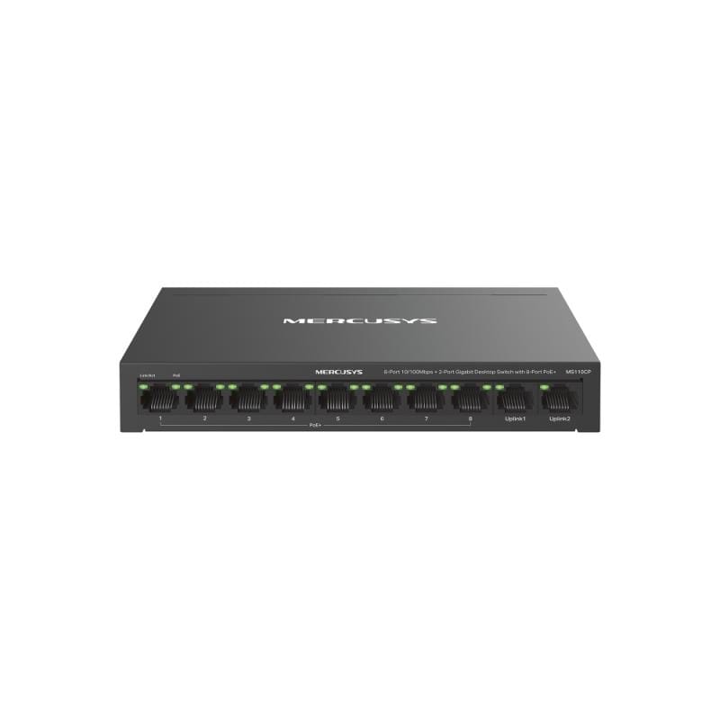 Switch Desktop MERCUSYS MS110CP 8-Port PoE+ 2-Port Gigabit