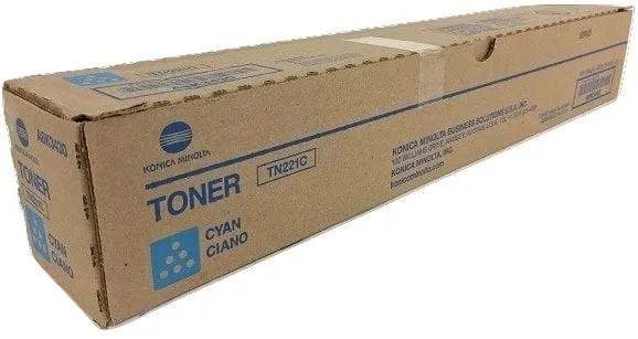 Toner KONICA-MINOLTA TN-221C Cyan Original Bizhub C227 C287 21K - imagine 2