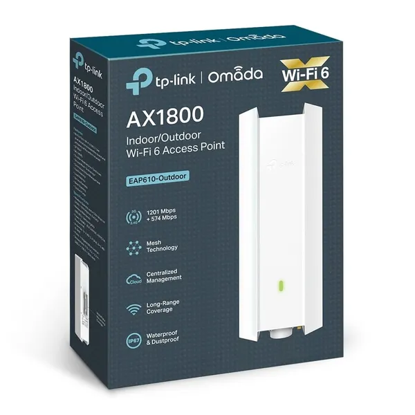 Access Point TP-LINK EAP610-Outdoor Wireless AX1800 Exterior - imagine 9