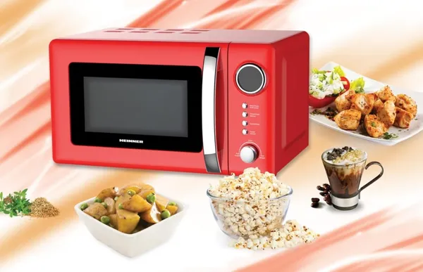 Cuptor cu Microunde HEINNER HMW-20GRD Grill 20L Roșu - imagine 4