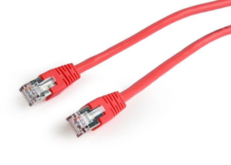 Cablu Patch Cord GEMBIRD PP6-0.5M/R Cat6 0.5m FTP Roșu
