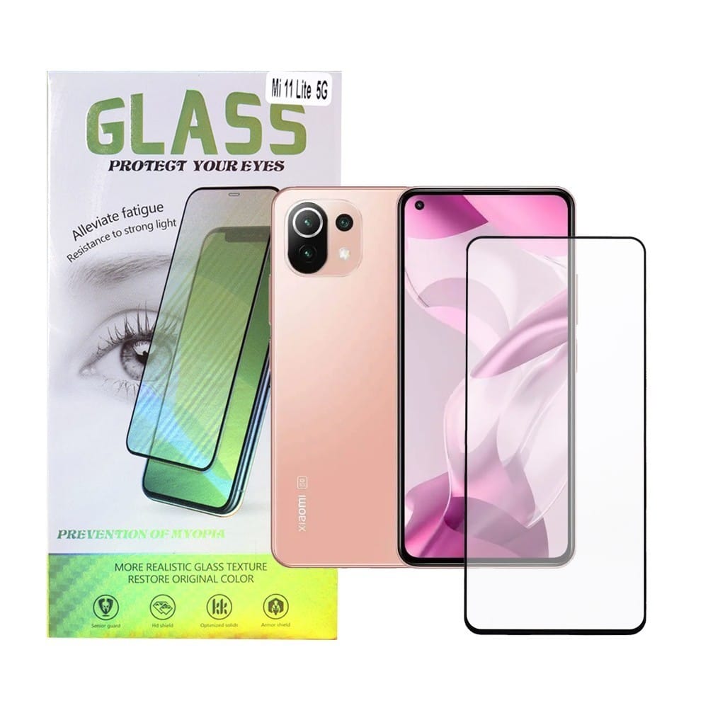 Folie Sticlă SPACER Xiaomi Mi 11 Lite 5G 9D 0.3mm 9H
