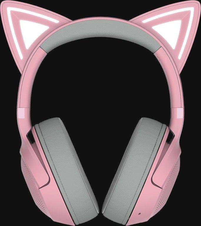 Căști Gaming RAZER Kraken Kitty V2 Bluetooth 5.2 Quartz Edition Roz - imagine 3