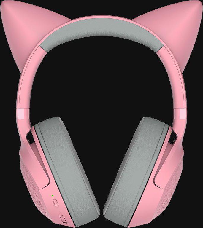 Căști Gaming RAZER Kraken Kitty V2 Bluetooth 5.2 Quartz Edition Roz - imagine 2