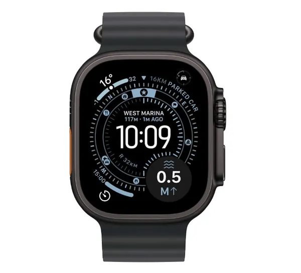 Smartwatch APPLE Watch Ultra 3 GPS + Cellular 49mm Black Titanium