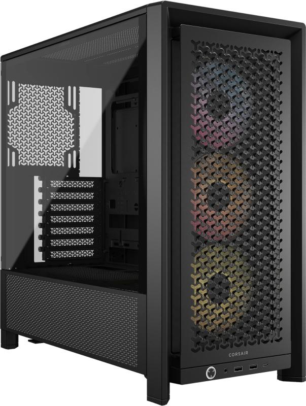 Carcasă PC CORSAIR FRAME 4000D RS Mid Tower ARGB Negru