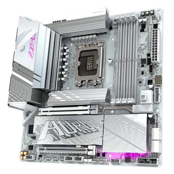 Placă de bază GIGABYTE Z890M AORUS ELITE WIFI7 ICE Alb mATX - imagine 4